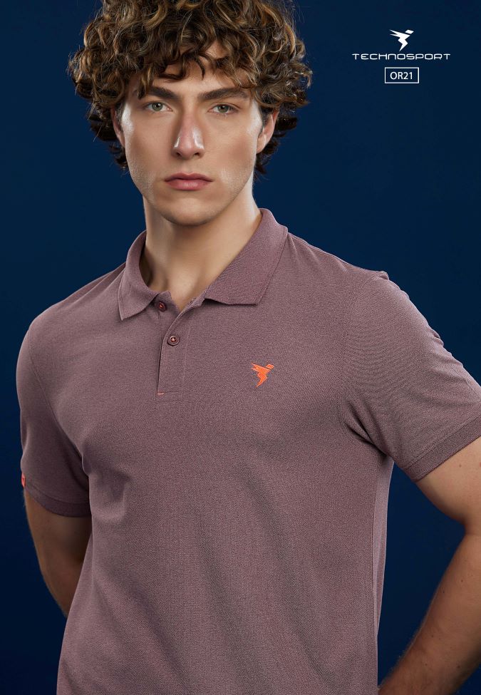 OR21/9-3 | TECHNOSPORT MENS BASIC POLO MELANGE