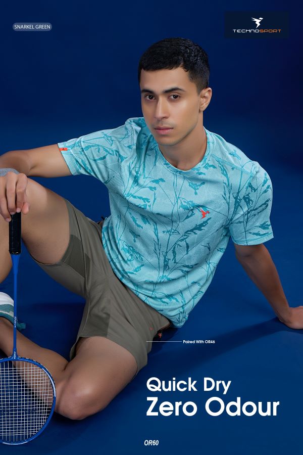 OR60/23-3 | TECHNOSPORT MENS JACQUARD CREW NECK