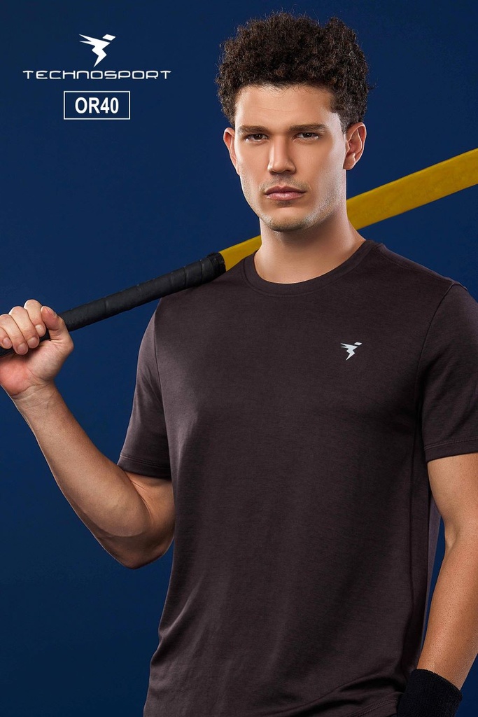 OR40/30-7 | TECHNOSPORT MENS BASIC MELANGE CREWNECK H/S