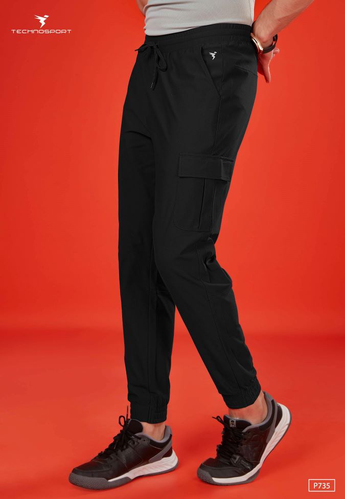 P735/4-3 | TECHNOSPORT MENS BASIC CARGO JOGGERS