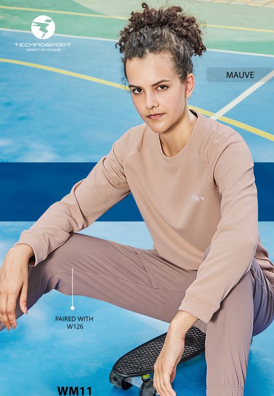 WM11-1 | TECHNOSPORT WOMENS CREWNECK JACKET FS