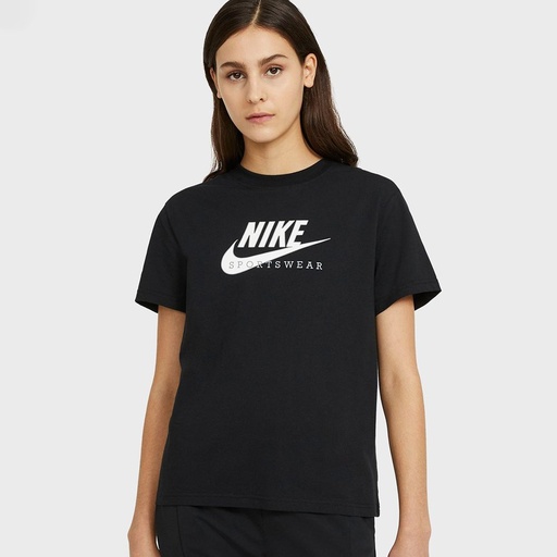 CZ8612-010 | NIKE SPORTSWEAR HERITAGE SS TOP HYBRID