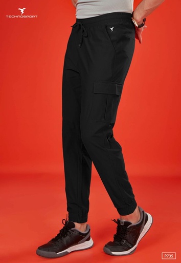P735/4-1 | TECHNOSPORT MENS BASIC CARGO JOGGERS